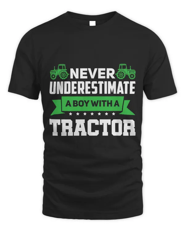 Never underestimate a boy with a tractor Farming