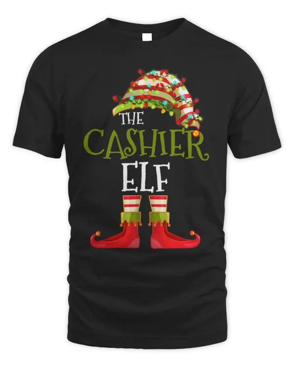 Cashiers Elf Group Matching Family Christmas Funny 1