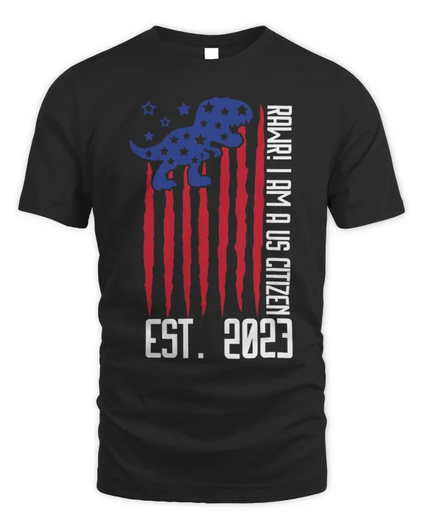 New US Citizen Est. Citizenship Naturalized T Rex Boys 1