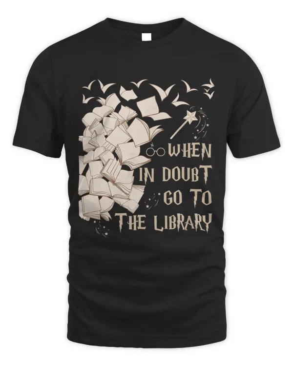 Librarian Job Funny Librarian Readers Gift When In Doubt Go To The Library