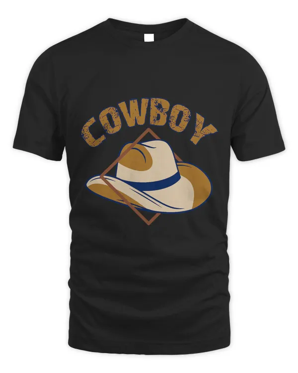 Cowboy style Exclusive cowboy hat design on chest standard