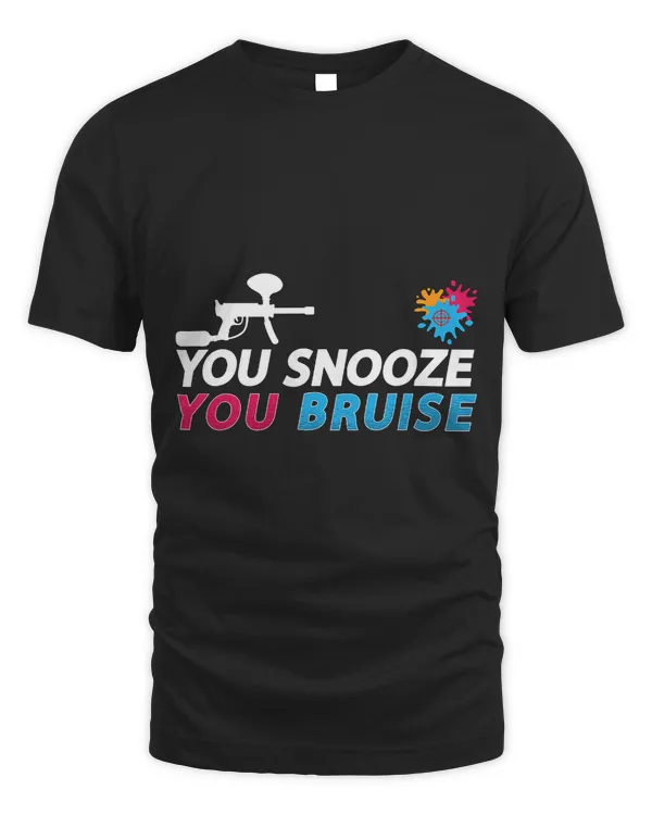 Paintball Paint You Snooze You Bruise Paint Gun Sports Splattering Paintball
