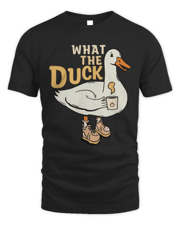 What the duck with a cup of coffee