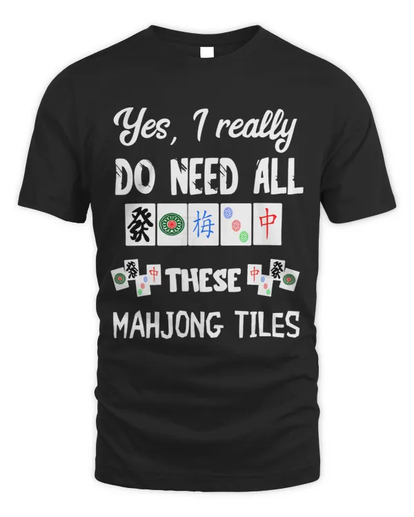 Yes I Really Do Need All These Mahjong Tiles Game Set Cards