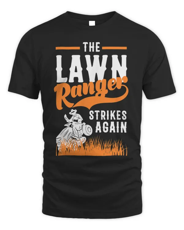 Funny Lawn Mower Cowboy Lawn Ranger Yard Work Lawn Tractor 1