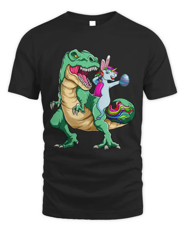 Cute Unicorn Dinosaur Bunny Easter Day TRex Boys Kids Men