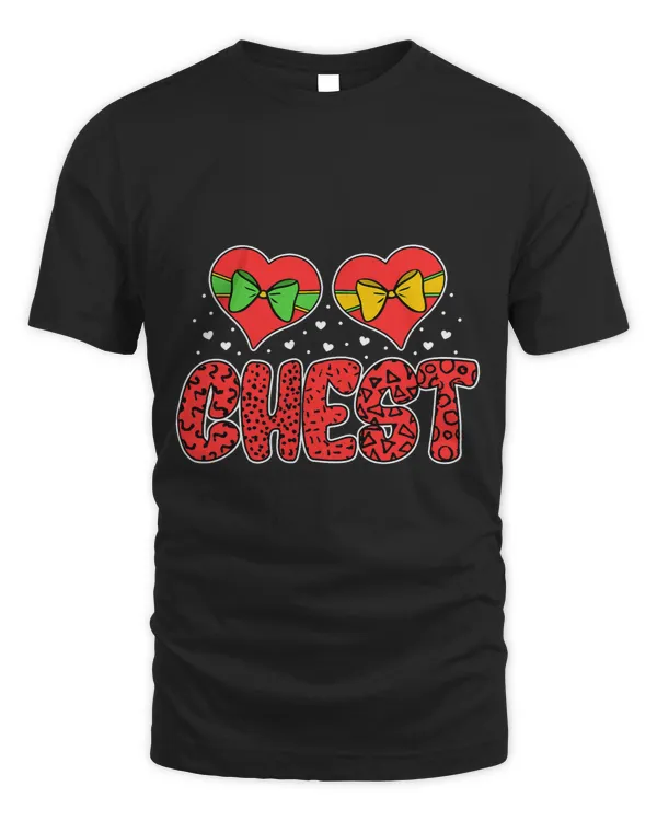 Dating Couples Funny Valentines Day Matching Chest Nuts 1