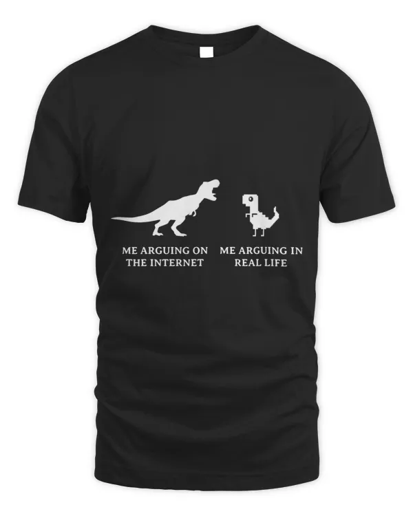 Funny Online Memes Humor Trex Arguing On Internet