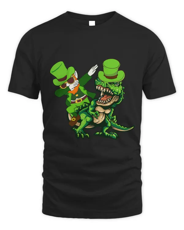 St Pat Rex Shirt T Rex St Patricks Day Dinosaur Dabbing