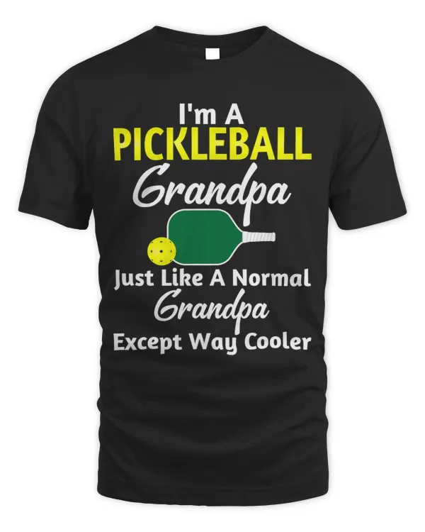 Mens Funny Pickleball Grandpa Trendy Grandfather Pickleball Lover
