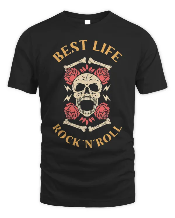 Rock Skull For Loud Music Lovers Rock Lovers.
