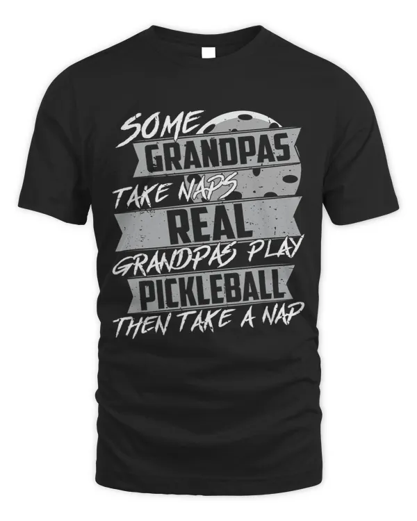 Mens Vintage Pickleball Players Old Man Pickle Ball Fathers Day 2