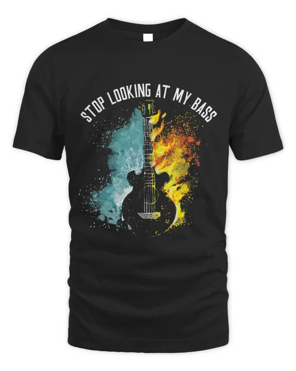 Stop Looking At My Bass Guitar Musician