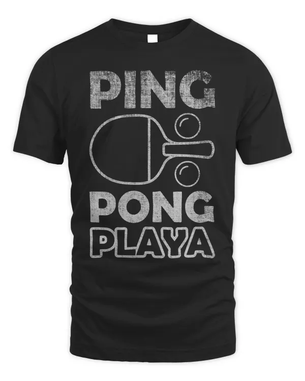 Table Tennis PP men gift retro vintage ping pong Playa
