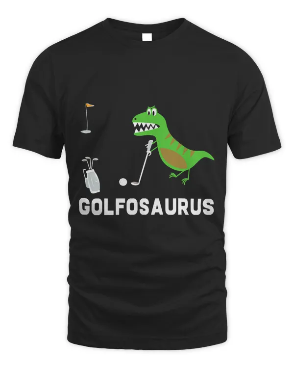 Discgolf Funny Dinosaur Golf Player Disc Golf Golfing Golfer