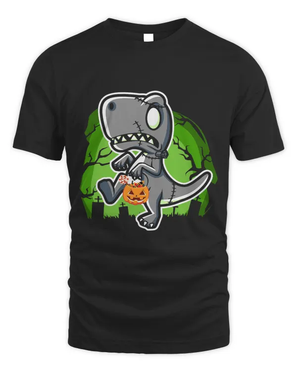 Halloween Walking Zombie Dinosaur T Rex Pumpkin Costume