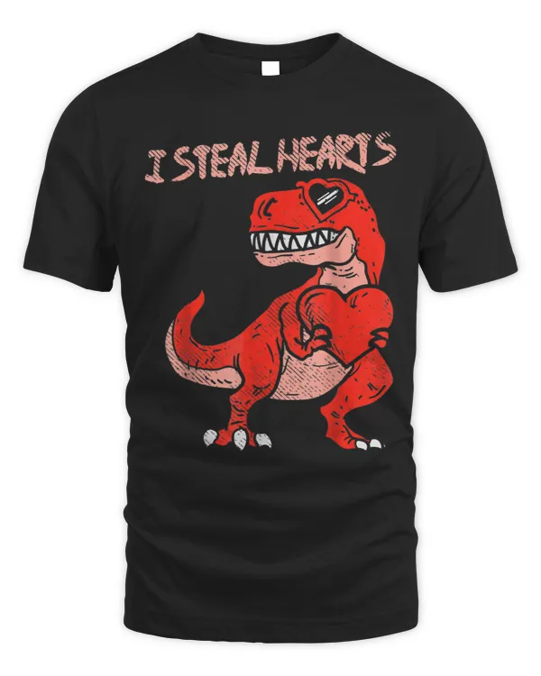 I Steal Hearts Trex Dinosaur Glasses Valentine Day Boys Gift