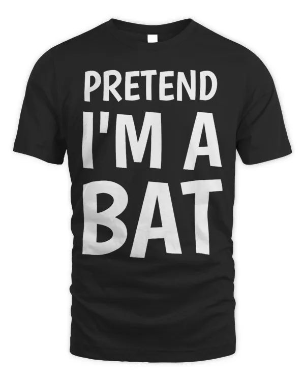 Pretend Im A Bat Costume Lazy Funny Halloween Party 1