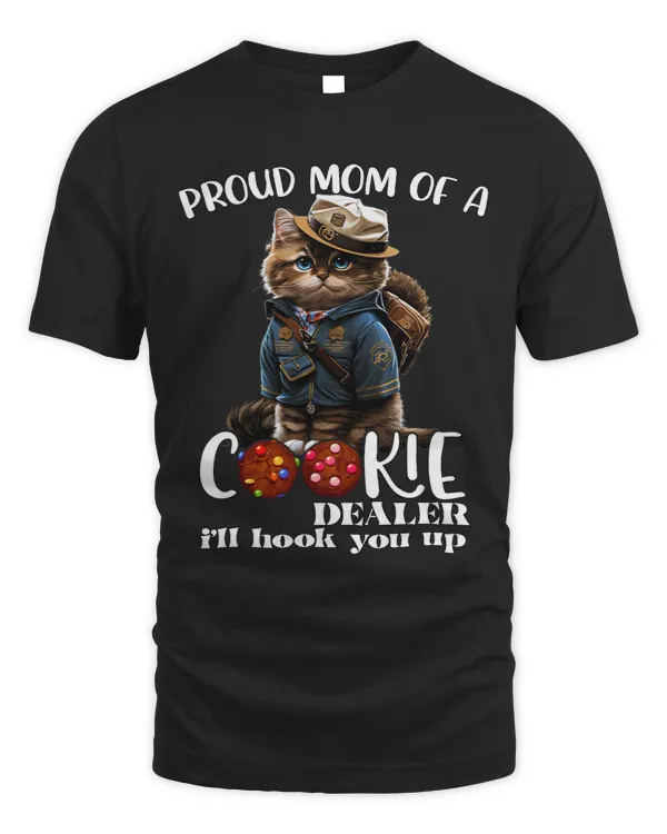 Scout Proud Mom Of A Cookie Dealer Girl Boy Troop Leader Cat