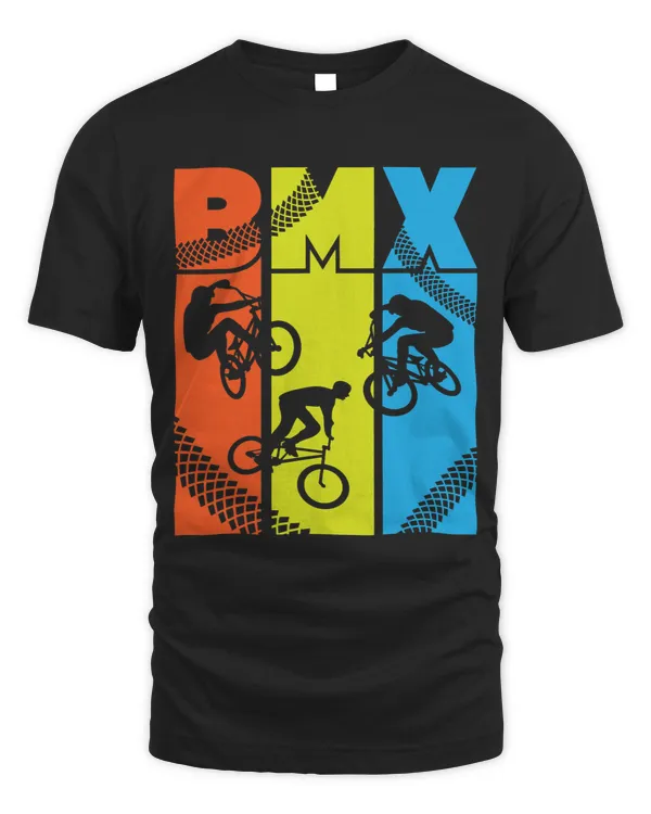 Vintage Retro BMX 2Funny BMX Rider Bicycle Motocross