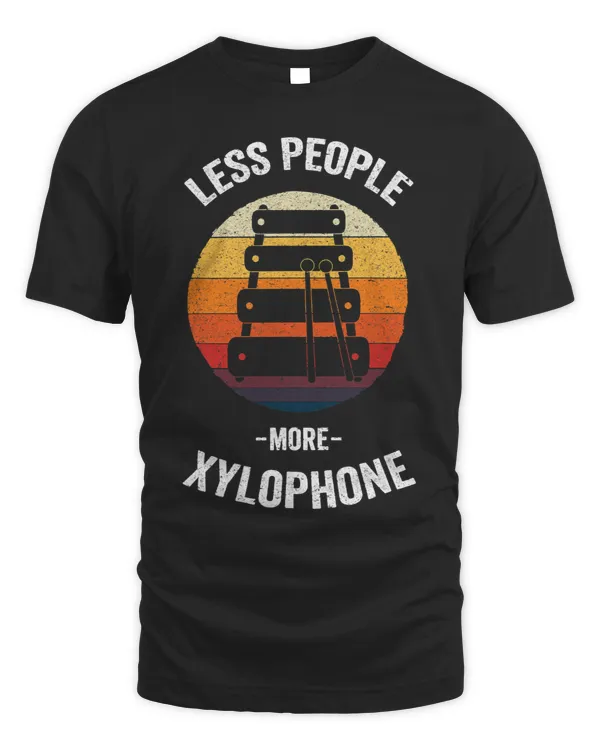 Less People More Xylophone Vintage Percussion Instrument