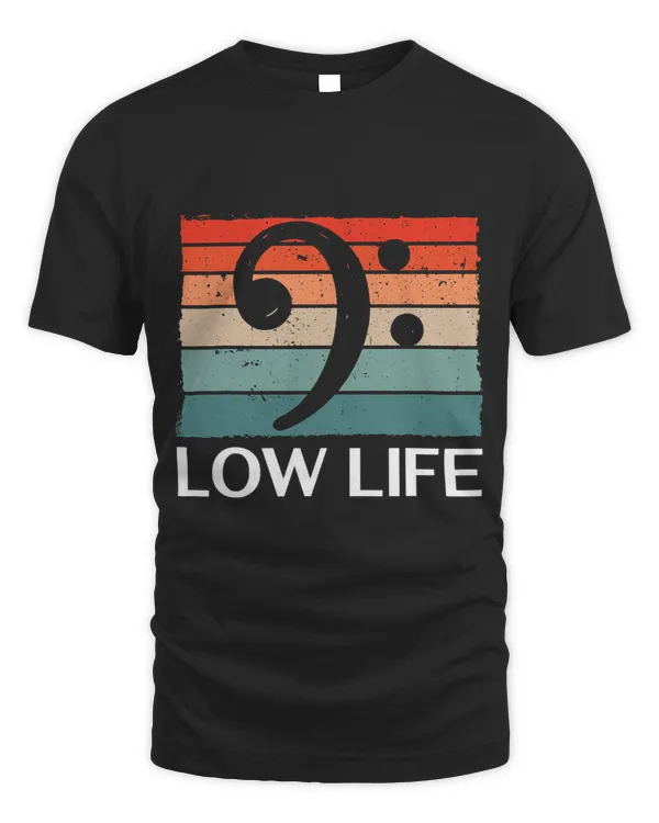 Low Life Bass Clef Design For Low Brass Player Standing Bass