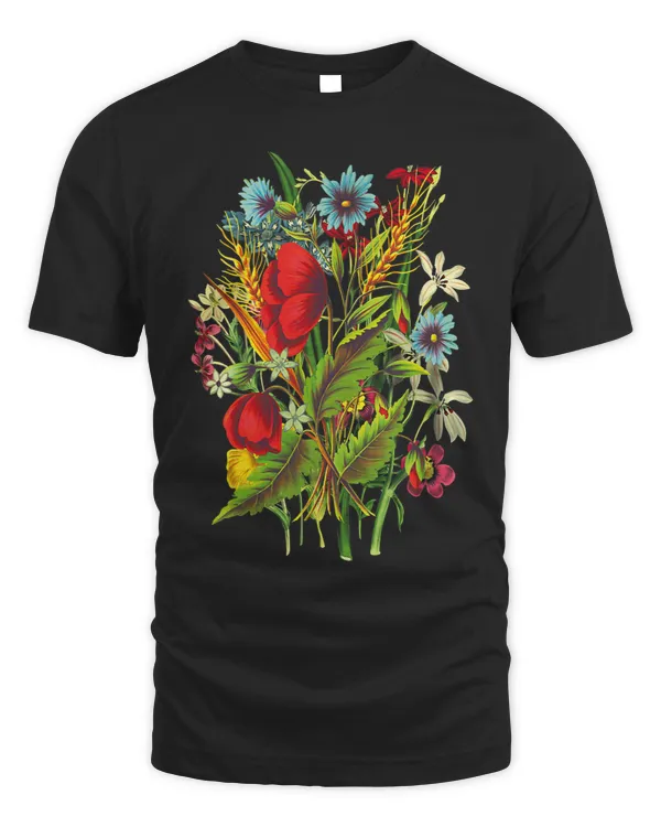 Wildflower Nature Love Elegant Botanical Vintage Wildflowers