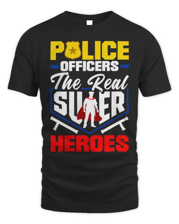 Real Heroes Fathers Day Design for Policeman