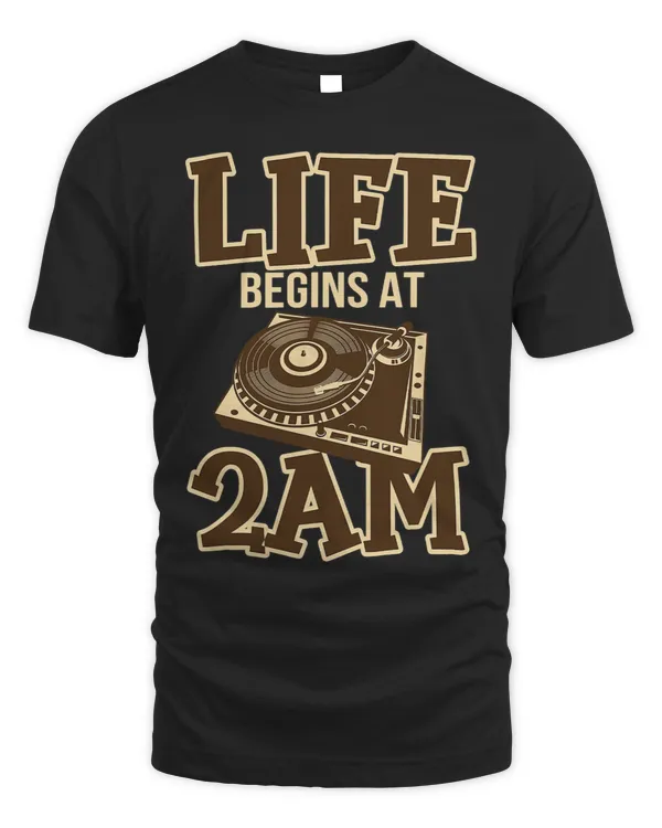 Life Begins At 2 AM After Party Rave EDM Techno DJ