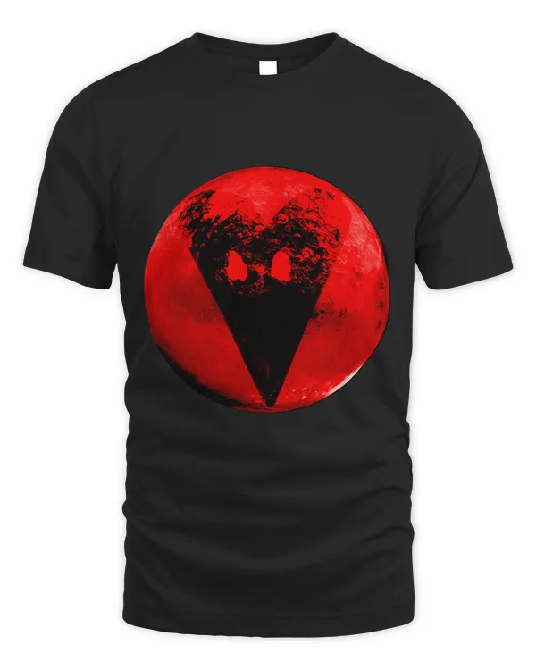 Blood Moon Black Heart Red Designer