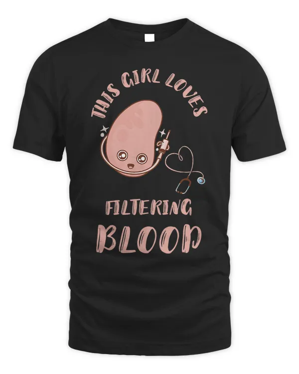 Womens Funny Kidney Dialysis Nurse This Girl Loves Nursing Beans