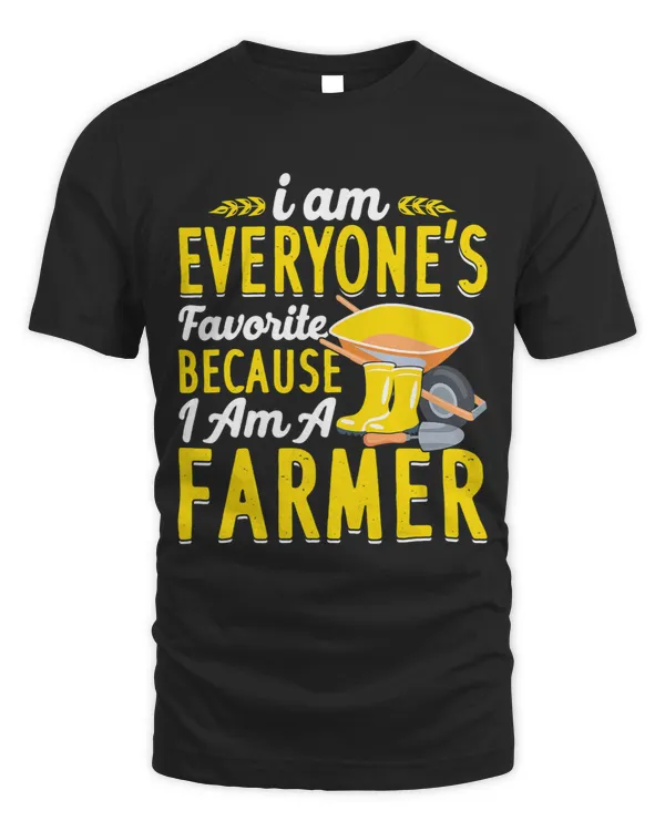 Everyones Favorite Farmer Funny Farming Tractor Graphic