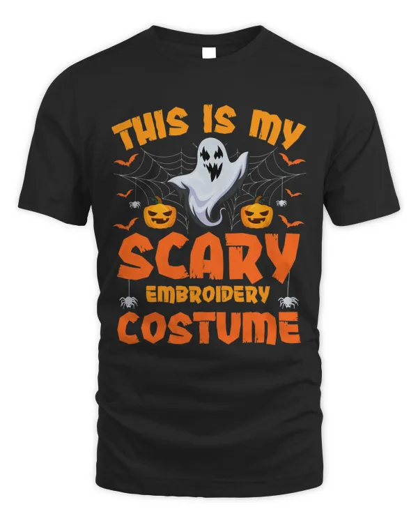 This Is My Scary Embroidery Costume Halloween