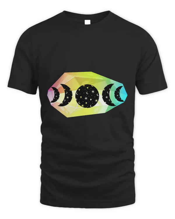 Colorful Crystal Crescent Moons Stars