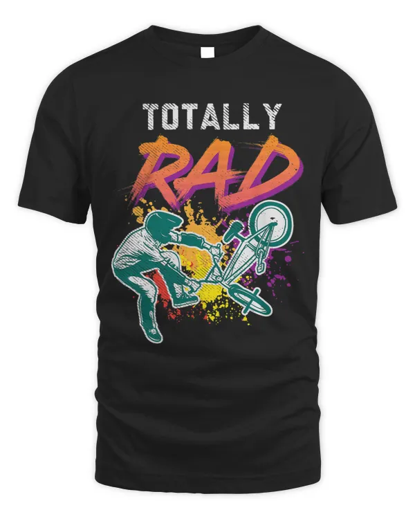 Totally Rad 80s Bmx Bike Vintage Racing Biking Cycling Gift
