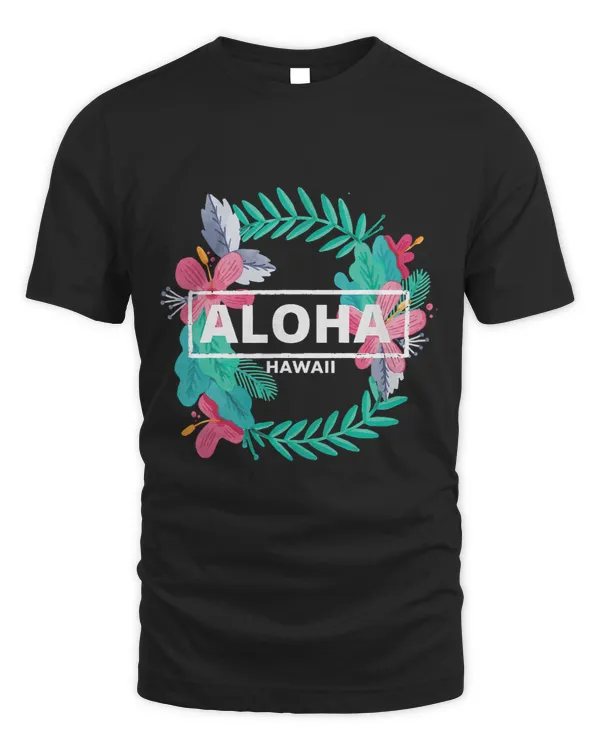 Aloha Hawaii Hibiscus Flowers Aesthetic Design Classic