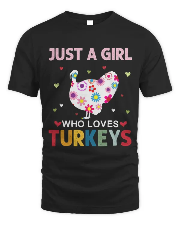 Turkeys Lover Just a Girl Who Loves Turkeys Daisy Flower
