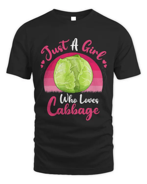 Vintage Cabbage Lover Just A Girl Who Loves Cabbage