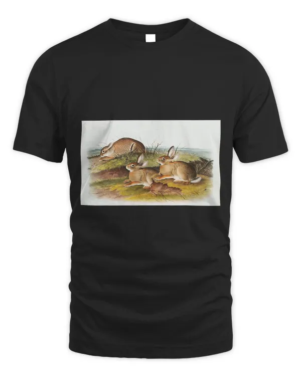 American WarmWood Hare Animal Illustration For Men Women