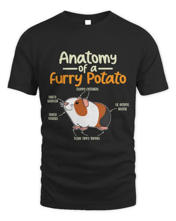 Anatomy Of A Furry Potato Funny Guinea Pig Lover Cavy