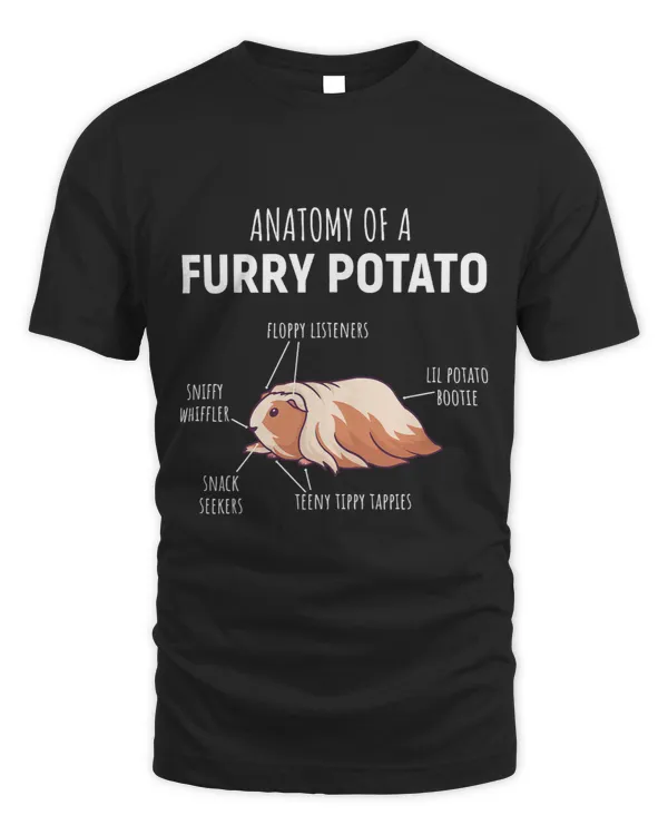 Anatomy Of A Furry Potato Guinea Pig Lover