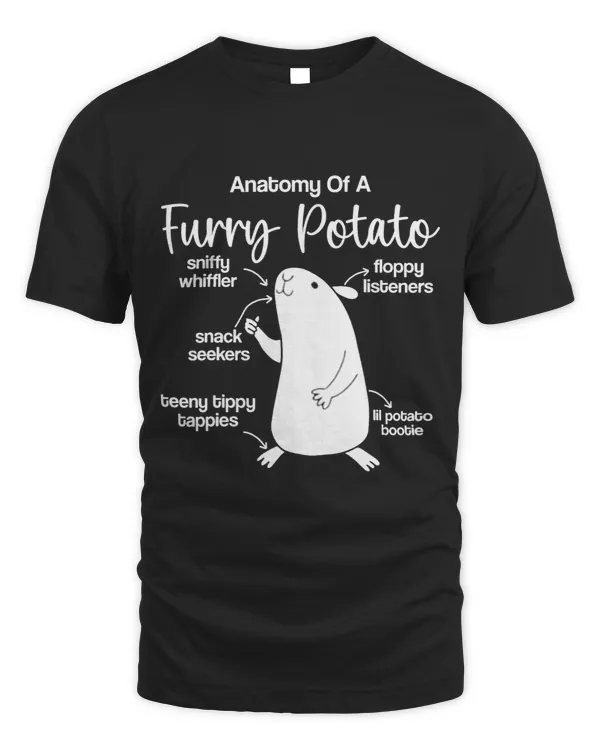 Anatomy Of A Furry Potato Guinea Pig. Funny Guinea Pig Lover