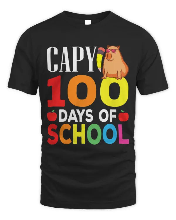 Capy 100 Days Of School Teacher Capybara