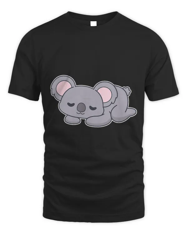 Cute Bored Koala Relaxing Kawaii Graphic