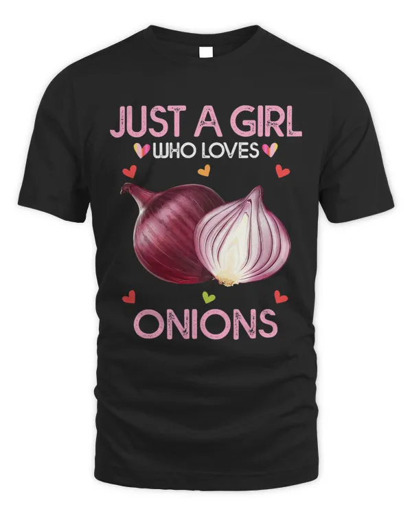 Onion Shirt For Women Just A Girl Who Loves Onions