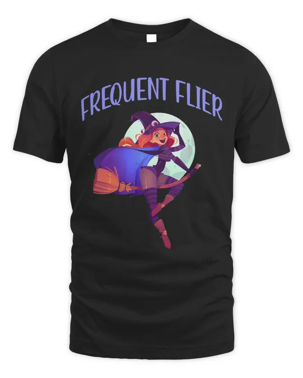 Frequent Flyer Halloween moon sexy witch flying costume