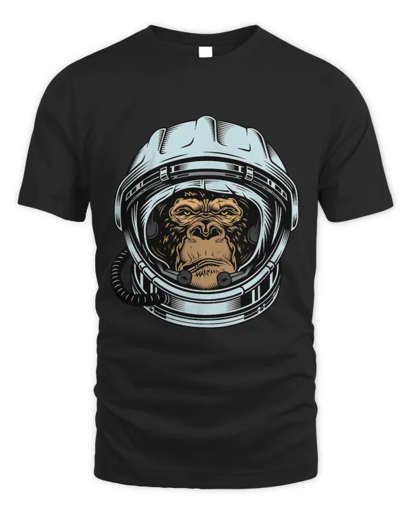 Apes Together Strong To the Moon Retro Astronaut Stocks