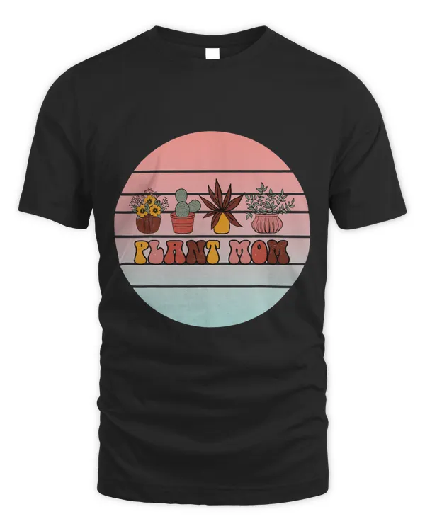 Plant Mom Retro Vintage Mothers Day Vegan Lady Botanical Y2K