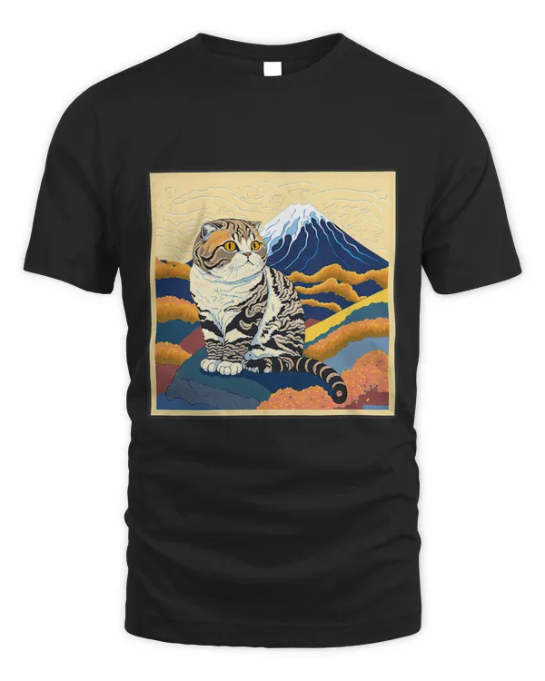 Cat Paws Surrealism Japanese Painting Scottish Folds Cat
