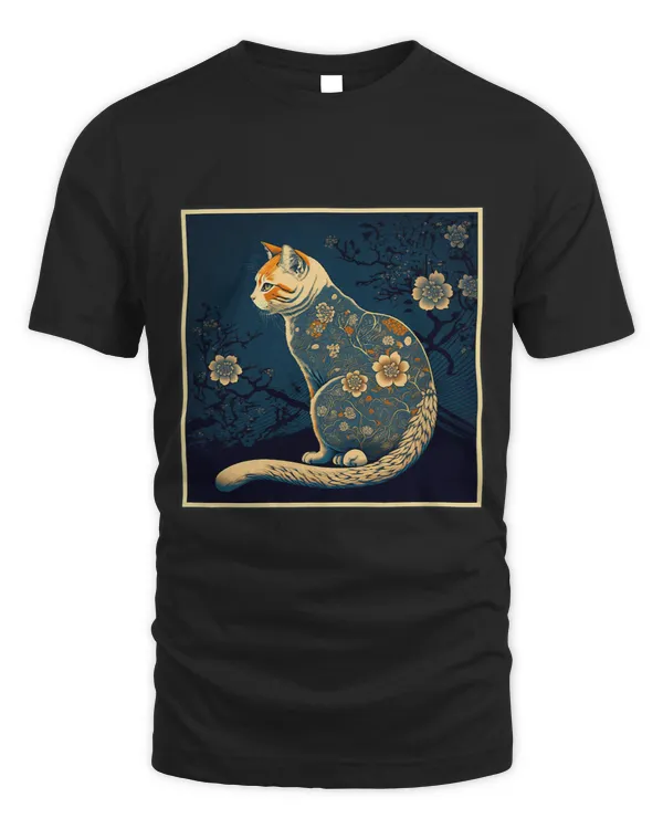Cat Paws Surrealism Japanese Painting Singapura cat